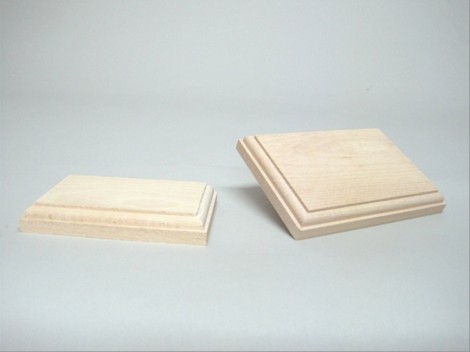 Peana Rectangular 12x8x2 cm. Ref.2543