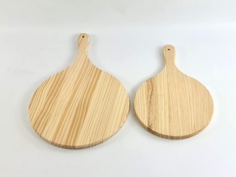 Round wooden table with handle Ref.AT04124