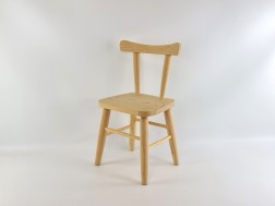 Silla infantil natural con asiento de madera Ref.AT31001