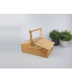 Wooden shoe rack with double wing Ref. 1429