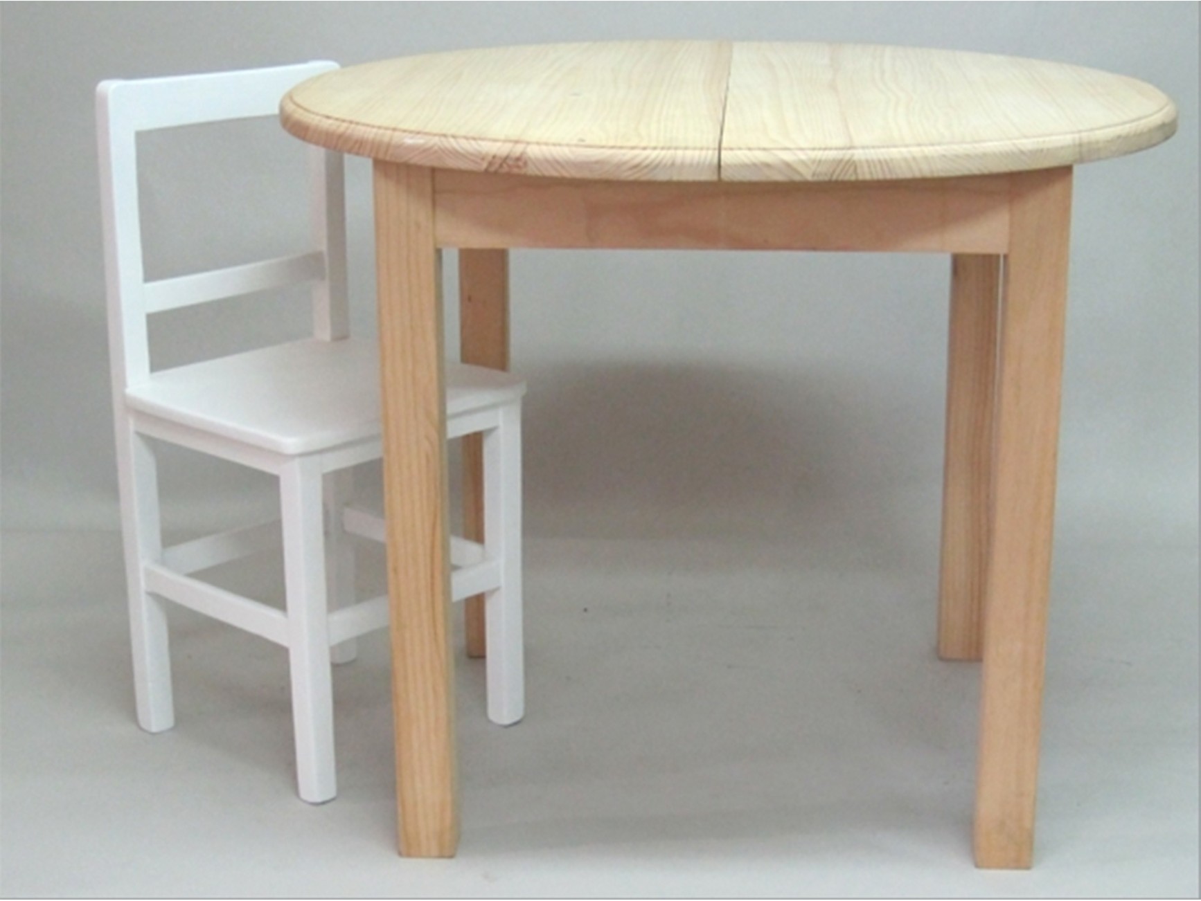  P PURLOVE Mesa redonda de cocina, mesa de comedor redonda  extensible con hojas de 16 pulgadas, mesa de comedor de madera redonda, mesa  de comedor de lavado de madera natural 