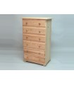 Wooden dresser 6 drawers Ref.2251