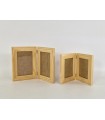 Double frames 2.5 cm. with glass for photos Ref.PDV25