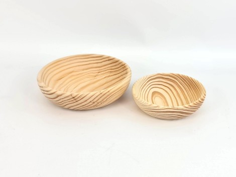 Pine wood bowl 2 measures Ref.AT3402