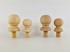Pine and beech ball auction 2 measures Ref. 351-353