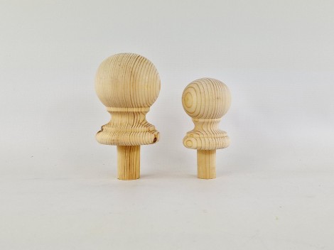 Pine and beech ball auction 2 measures Ref. 351-353