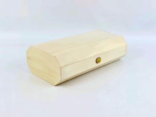 Octagonal wooden box for 2 wine bottles Ref.P1252CO