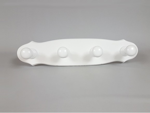 Wall coat rack 4 knobs with shape Ref.3022