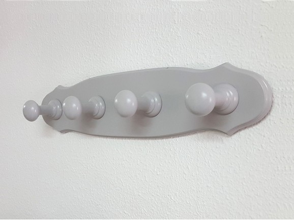 Wall coat rack 4 knobs with shape Ref.3022