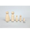 Wooden family dolls Ref.PegDolls