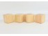 Natural wood cubes 7x7 cm. Ref.W295