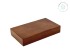 Rectangular Walnut wooden base 21x10x3 cm. Ref.MD10815