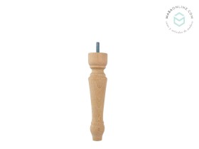 Pata de madera torneada L20 cm. Ref.ST83