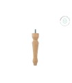 Turned wooden leg, 20 cm long Ref.ST83