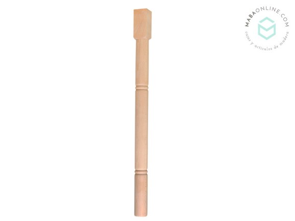 Cylindrical wooden leg L73 cm. Ref.ST147