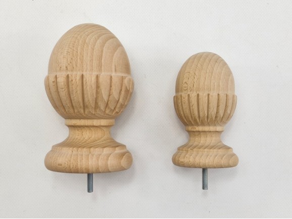 Ribbed Acorn finish 2 measures Ref.ST20RF