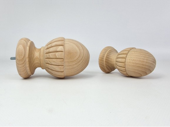 Ribbed Acorn finish 2 measures Ref.ST20RF