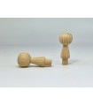 Perchín bola de pino 6xØ2 cm. c/espiga Ref.114