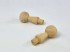 Pine ball perch 6xØ2 cm. with spike Ref.114
