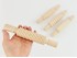 Wooden rollers for plasticine 4 units. Ref.OP211425