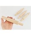 Wooden rollers for plasticine 4 units. Ref.OP211425