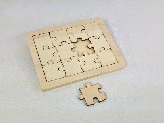 Puzzle pieces plate 12 Ref.P115PZ