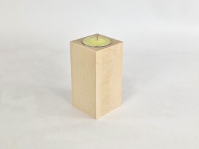 Wooden candle holder 10x5x5 cm. Ref.ET2023