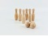 Natural wood mini bowling pins 5.5 cm. Ref.CCTL50
