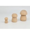 Wooden mushrooms 3 sizes Ref.CC105