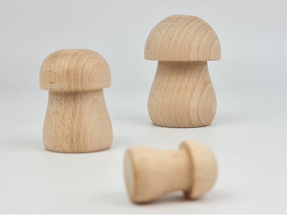 Wooden mushrooms 3 sizes Ref.CC105