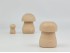 Wooden mushrooms 3 sizes Ref.CC105