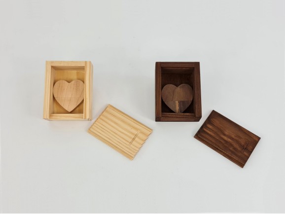 PenDrive Heart Pack + Natural Box Ref.Pack1002CH6