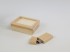 Pack PenDrive Clásico + Caja marco Natural Ref.Pack1001CH2