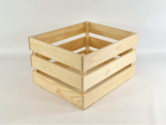 Caja Cesta Natural 42x37x26 cm. Ref.T0628