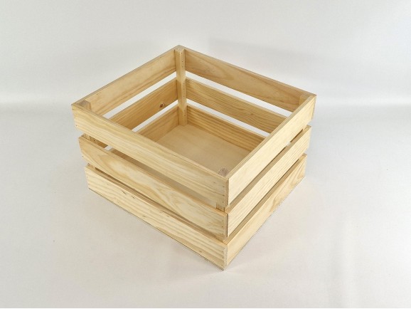 Caja Cesta Natural 42x37x26 cm. Ref.T0628