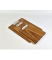 Carta Menú de madera con pinza plana 3 medidas Ref.PPE