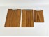 Carta Menú de madera con pinza plana 3 medidas Ref.PPE