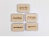 Personalized wooden magnet Ref.H32