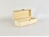 Caja de madera 19x8x6 cm. c/bisagra y broche Ref.PC4F1C