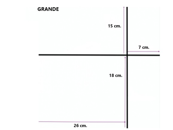 Caja Natural 36x36x11 cm. c/cajón y divisiones Ref.P1454C9B2-G