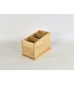 Wooden object holder with 3 holes Ref.AT02102