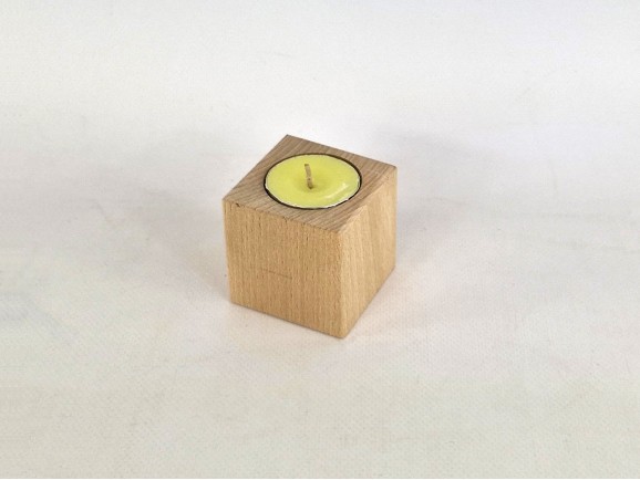 copy of Wooden candle holder 10x5x5 cm. Ref.ET2023