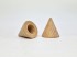 Remate madera haya forma cono 6 cm. Ref.376