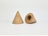 Remate madera haya forma cono 6 cm. Ref.376