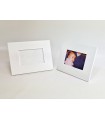 Photo frame 10x15 white lacquered Ref.PM4P