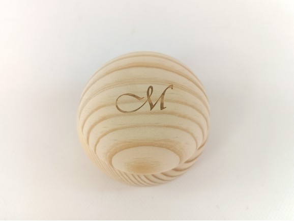 Round pine box with shape and lid 2 sizes Ref.P1971