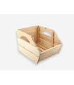 Stackable wooden fruit box 30x40x25 cm. Ref.PCF40