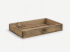 Caja Fruta Envejecida 50x30x7,5 cm. 1 lama Ref.D2019