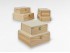 Wooden box with hinge and clasp various sizes Ref.P35C61