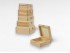 Wooden box with hinge and clasp various sizes Ref.P35C61